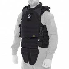 Модульний бронежилет Plastoon XM kit 5, black, 6 клас — Без бронеплит, 1 клас ДСТУ, XL