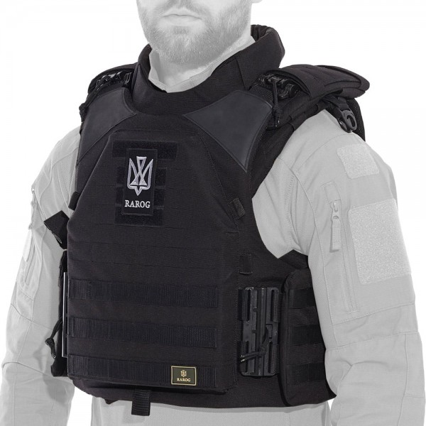 Модульний бронежилет Plastoon XM kit 2, black, 6 клас — Без бронеплит, 2 клас ДСТУ, XL - 3598748