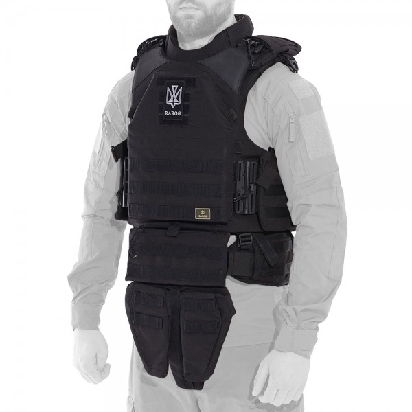 Модульний бронежилет Plastoon XM kit 5, black, 6 клас — Без бронеплит, 2 клас ДСТУ, L - 3598699