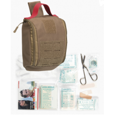 Аптечка тактическая 25 предметов IFAK POUCH 25TLG. LASER CUT SCHWARZ койот