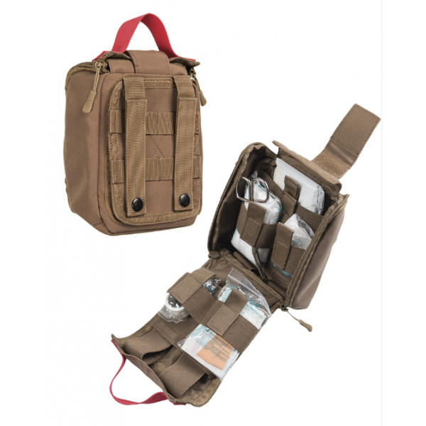 Аптечка тактическая 25 предметов IFAK POUCH 25TLG. LASER CUT SCHWARZ койот - 3565985