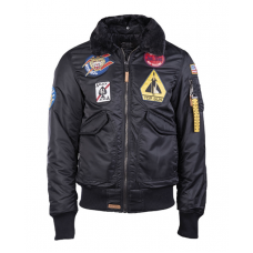 Куртка AVIATOR TOP GUN M.PELZKR.'AIR FORCE 'ЧОРНА
