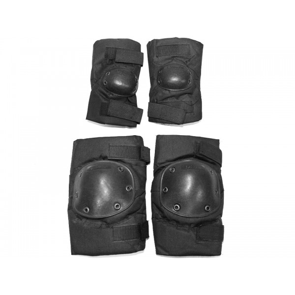Тактичні наколінники + налокітники чорні BLACKHAWK - 3566215 Тактичні наколінники + налокітники чорні BLACKHAWK - 3566215