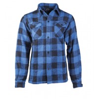 Рубашка фланелевая в клетку черно-синяя МИЛ ТЕК Германия