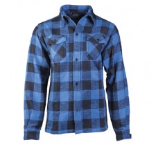 Сорочка фланелева в клітку чорно-синя МИЛ ТЕК Німеччина