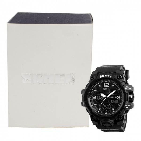 Годинник Skmei 1155B Black - 3565420