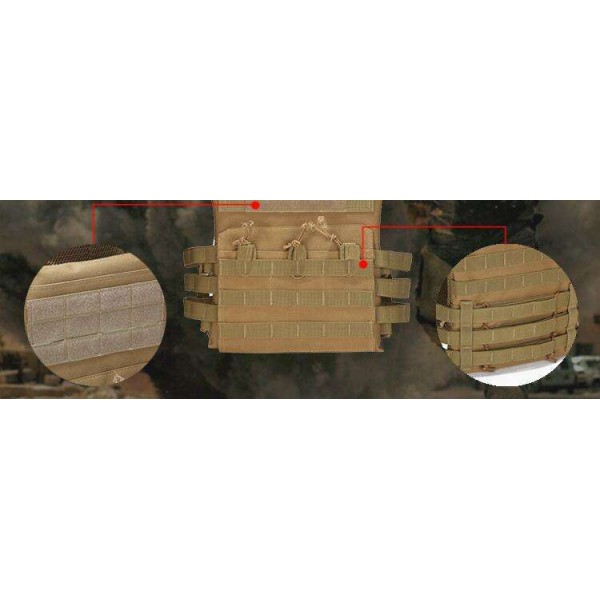 Плитоноска под 3 рожка Китай койот - 3554911