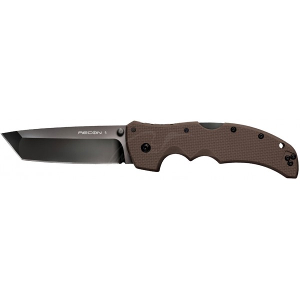 Нож Cold Steel Recon 1 Tanto Point коричневый - 3563369