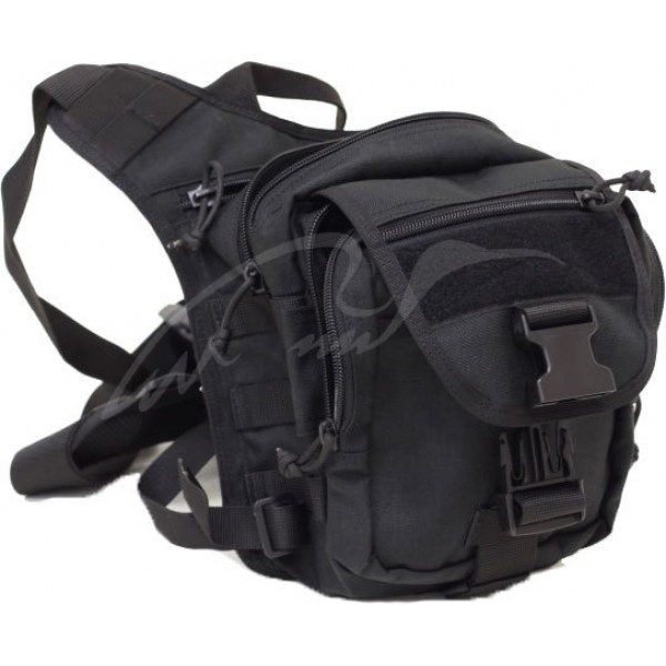 Сумка A-Line А37 тактическая со встроенной кобурой. Цвет - черный - 