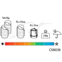 Спальний мішок Fox International VRS2 Sleeping Bag 93 x 213cm