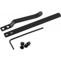 Универсальная клипса ClipDraw для скрытого ношения пистолета. Цвет - черный