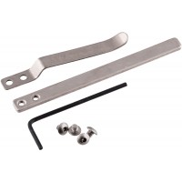 Універсальна кліпса ClipDraw для прихованого носіння пістолета. Колір - метал