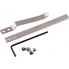 Універсальна кліпса ClipDraw для прихованого носіння пістолета. Колір - метал