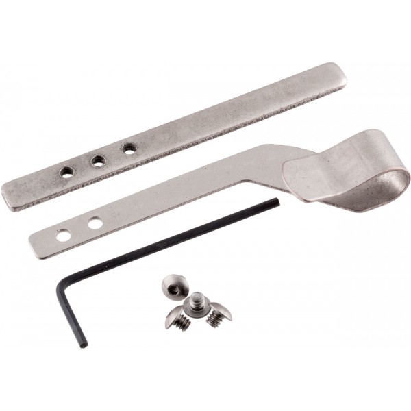 Універсальна кліпса ClipDraw для прихованого носіння револьвера. Колір - метал - 