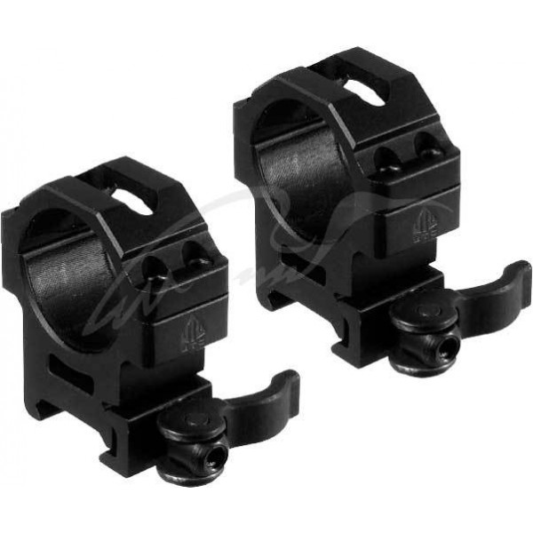 Кольца быстросъемные Leapers Max Strength. Диаметр - 30 мм. Высота основания - 15 мм. На планку Weaver/Picatinny - 3556057