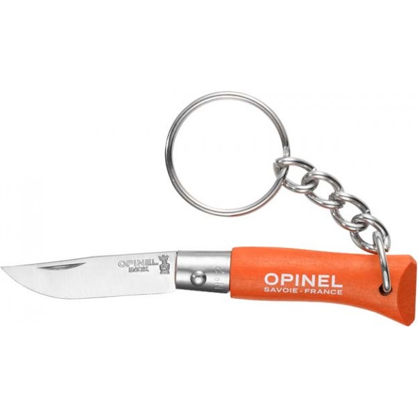 Нож Opinel Keychain №2 VRI Inox. Цвет - оранжевый - 3565026