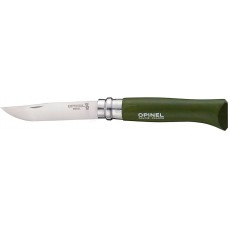 Нож Opinel №8 Inox зеленый (блистер)