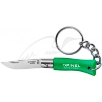 Нож Opinel Keychain №2 Inox. Цвет - зеленый