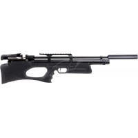 Винтовка пневматическая Kral Puncher Breaker PCP Synthetic 4,5 мм с глушителем. Цвет - черный