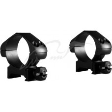 Кільця Hawke Precision Steel. Діаметр 30 мм. Висота основи - 7 мм. На планку Weaver
