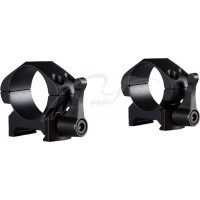 Кільця швидкознімні Hawke Precision Steel. Діаметр 25.4 мм. Висота основи - 4 мм. На планку Weaver