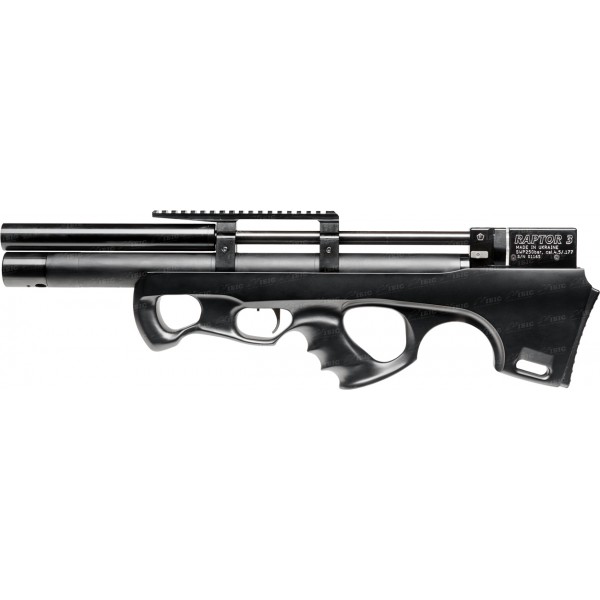 Винтовка пневматическая Raptor 3 Compact Plus PCP кал. 4,5 мм. Цвет - черный (чехол в комплекте) - 3376702