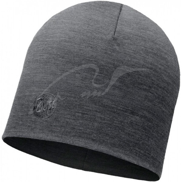 Шапка Buff Heavyweight Merino Wool Hat Solid Grey - 