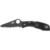 Нож Spyderco Salt 1 black blade spyderedge