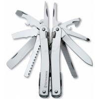 Мультитул VICTORINOX 3.0223.L1 с кожанным чехлом ц: металлик