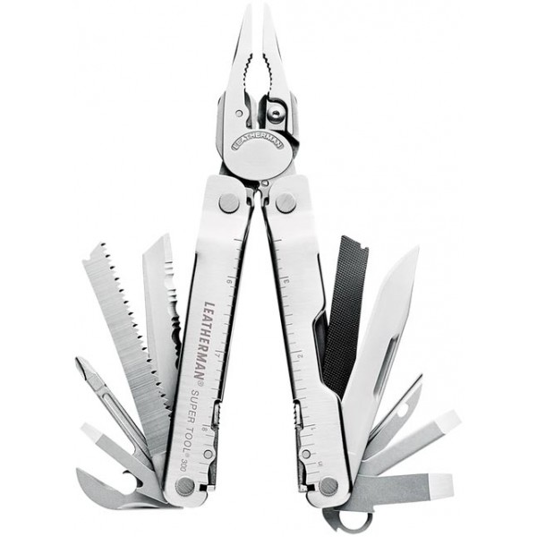 Мультитул Leatherman 831185 Super Tool 300. Шкіряний чохол. Подарункова коробка - 