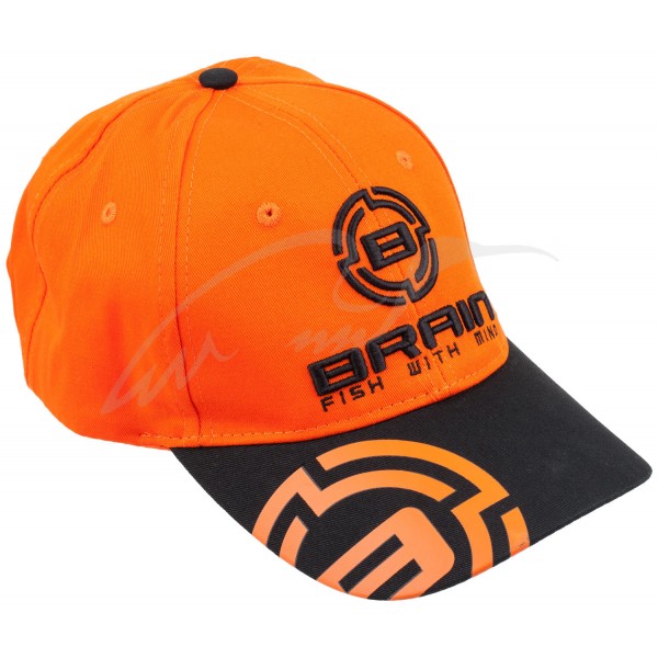 Кепка Brain 56 ц:черный/оранжевый - 