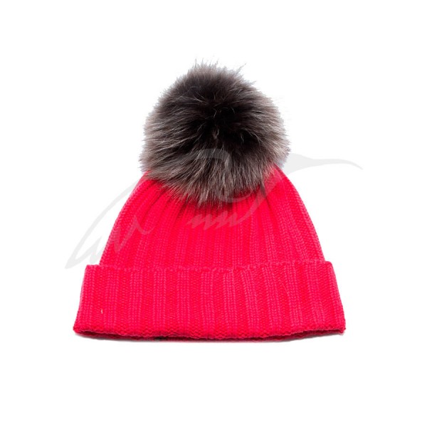 Шапка Habsburg Marina Bluefox. Цвет - розовый - 
