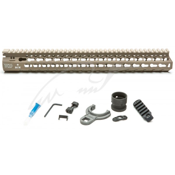 Цевье BCM KMR *ALPHA* 15’’ KeyMod цвет: песочный - 