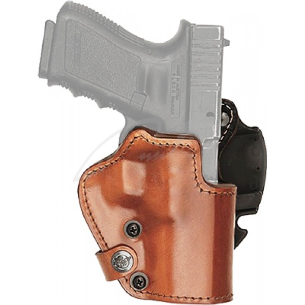 Кобура Front Line LKC для Glock 17/22/31. Матеріал - Kydex/шкіра/замша. Колір - коричневий - 