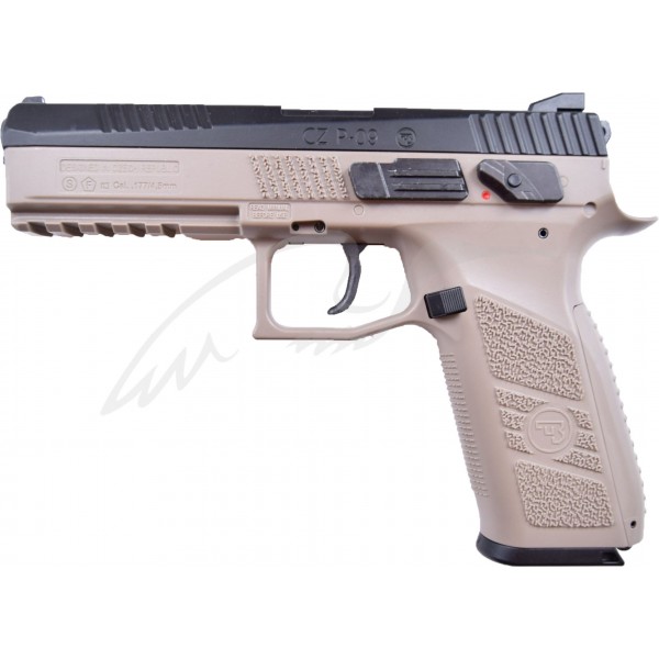 Пистолет пневматический ASG CZ P-09 Pellet DT-FDE Blowback - 3561903