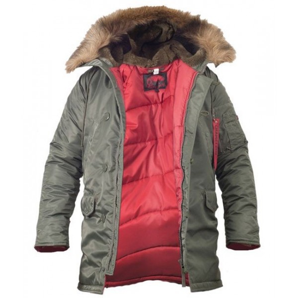 Куртка чоловіча Аляска Slim Fit N-3B Olive Slim Fit N-3B Olive - 