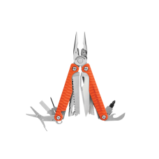 Мультитул LEATHERMAN CHARGE PLUS ORANGE, синтетический чехол, карт. кор., метрич. биты