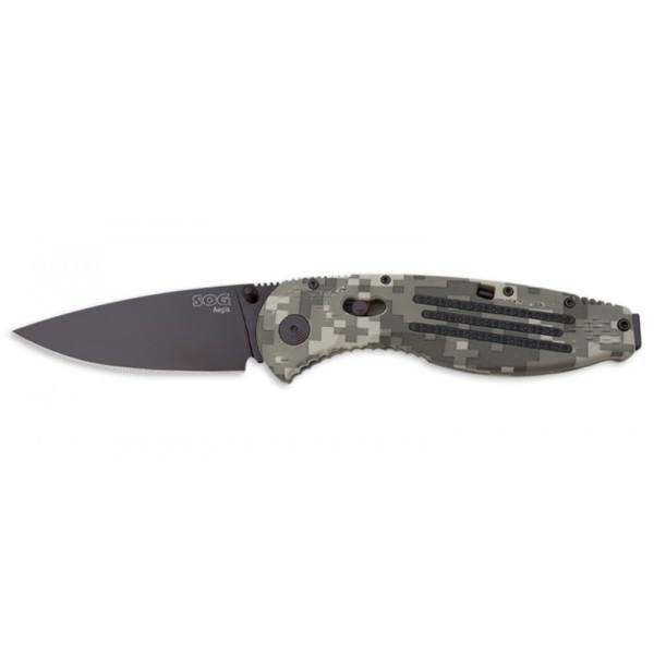 Ніж SOG "Aegis Digi Camo Black TiNi" - 