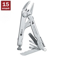 Мультитул LEATHERMAN Crunch кожаный чехол, картонная коробка