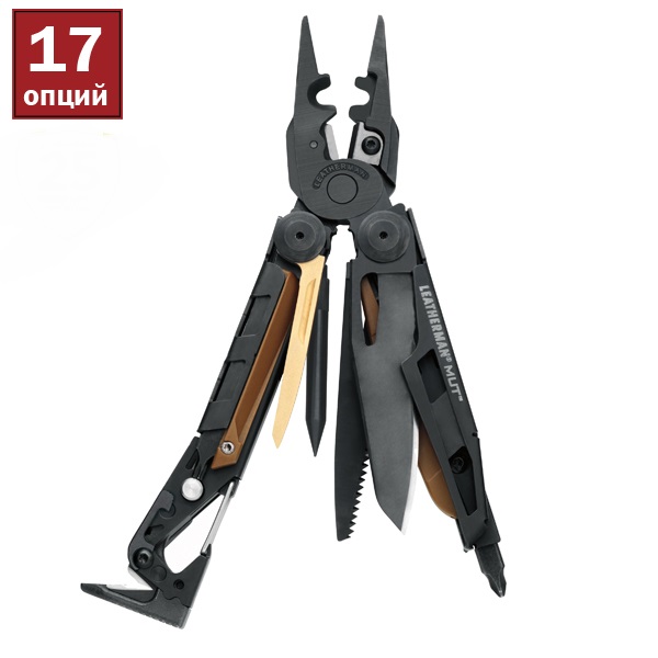 Мультитул LEATHERMAN Mut-Eod-Black (чехол Molle) - 
