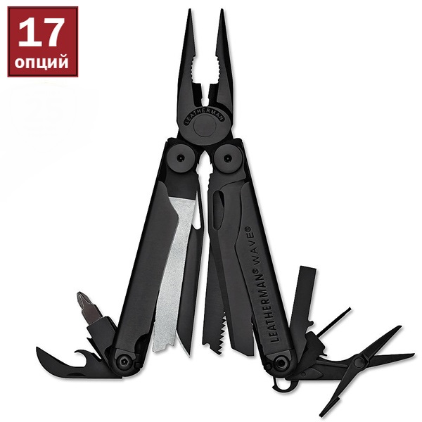 LEATHERMAN Wave-Black, чохол MOLLE з автографом - 