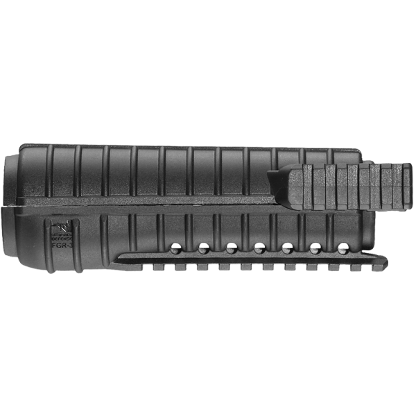 Тактическое цевье для М4, 3 планки Пикатинни, черное - 