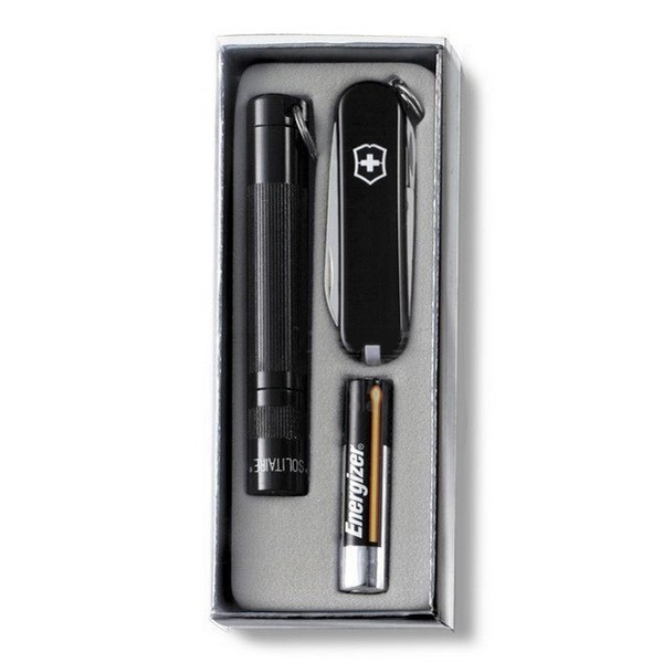 Набір ніж Victorinox і ліхтар Maglite - 