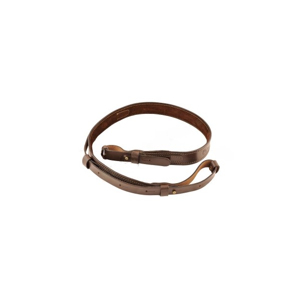 Ремень кожаный узкий без петли - 