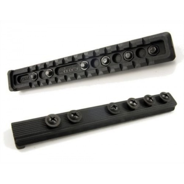 Универсальная планка Пикатинни FAB для М4, полимерная, черная - 