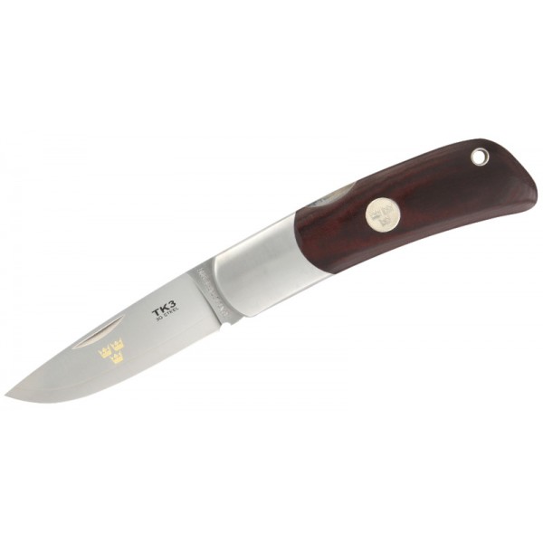 Ніж Fallkniven "Tre Kronor Folder" maroon micarta - 