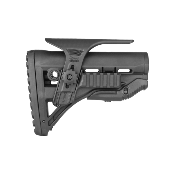 Приклад складной FAB для M4, с амортизатором, регулируемая щека,планка Пикатинни - 