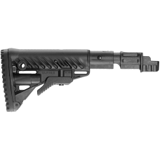 Приклад телескопический с амортизатором FAB для AK 47, черный