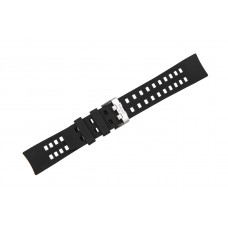Ремень силиконовый Traser Black Silicone Srap Elite Chronograph