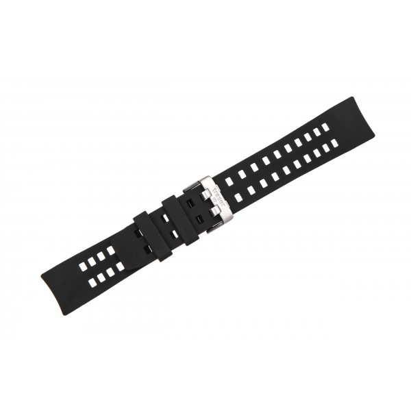 Ремень силиконовый Traser Black Silicone Srap Elite Chronograph - 